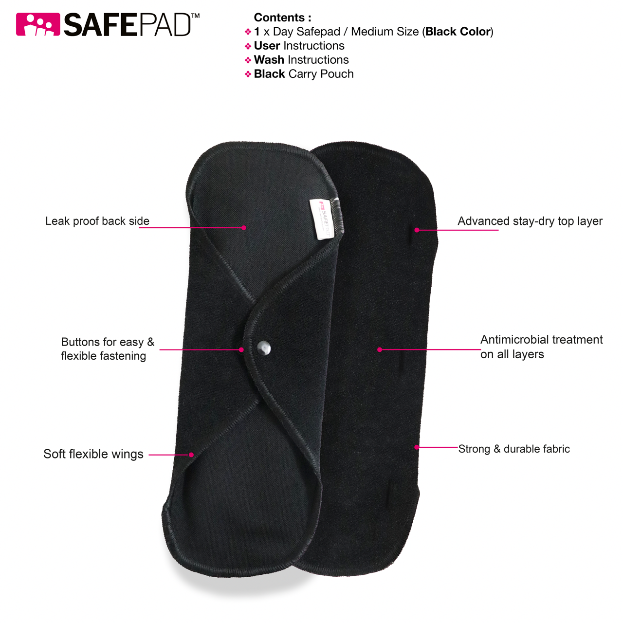 Safepad™ -Day pads | Medium