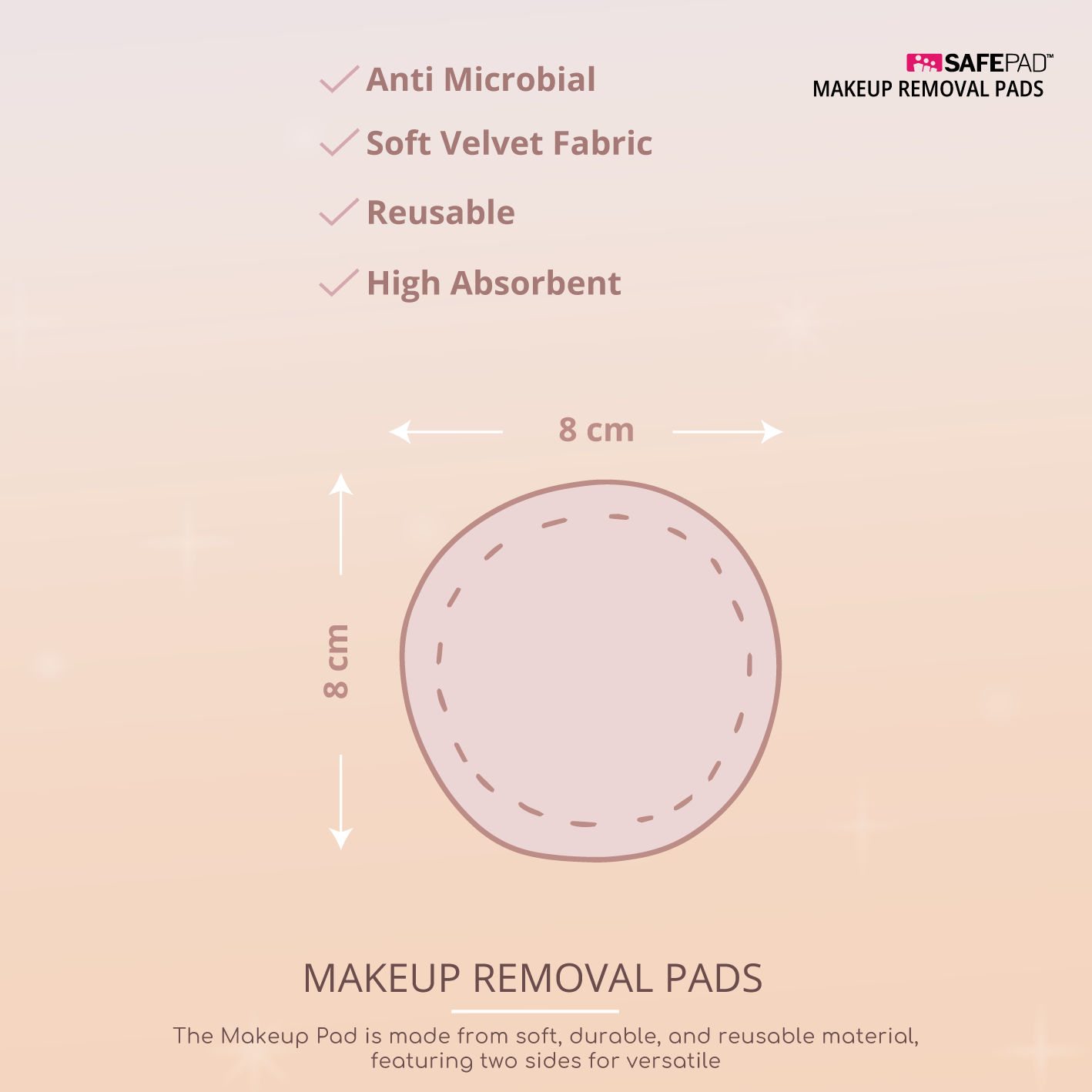 Make Up Removal pads -Safepad™